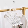 Combo móc treo quần áo nhựa chịu tải cao, chống trượt, đa năng cho trẻ em