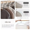 Combo móc treo quần áo nhựa chịu tải cao, chống trượt, đa năng cho trẻ em 3