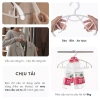 Combo móc treo quần áo nhựa chịu tải cao, chống trượt, đa năng cho trẻ em 6