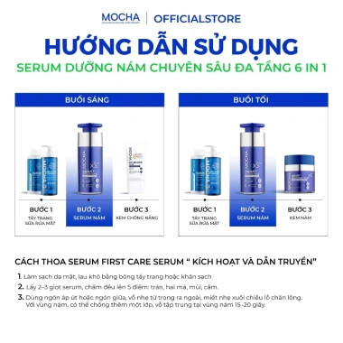 Combo MOCHA Smart Brightening Cream & First Care Serum - Mua 2 Tặng 2 Sáng Da, Giá 592.557₫ 9 Combo MOCHA Smart Brightening Cream & First Care Serum - Mua 2 Tặng 2 Sáng Da, Giá 592.557₫ 9
