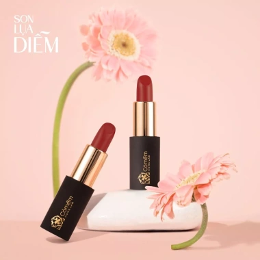 Combo Môi Hồng Son Lụa Diễm, Son Gạo Dưỡng Môi, Tẩy Da Chết Cỏ Mềm 498.000 VND