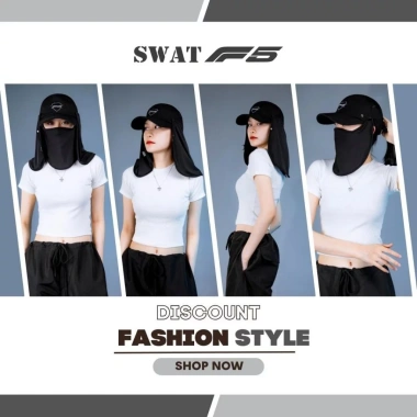 Combo mũ SWAT F5 + ống tay chống nắng SWAT – chất liệu cao cấp, thoáng khí, thấm mồ hôi, co dãn thoải mái, chỉ 145.000₫ 4