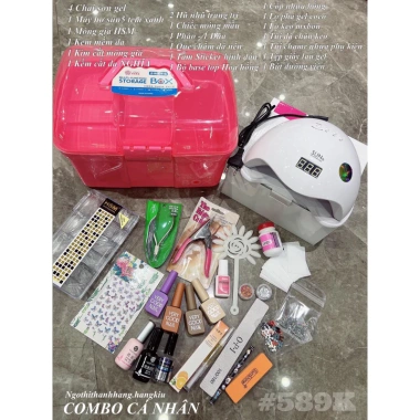 Combo Nail Cá Nhân Siêu Rẻ 650k – Bộ Dụng Cụ Làm Nail, Giá Gốc 799.500 VND