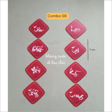 Combo Nam Châm Tết - Giá 30k - Vạn Sự Như Ý, Dán Tủ Lạnh, Bảng Từ, Lớp Học