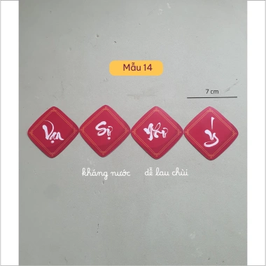 Combo Nam Châm Tết - Giá 30k - Vạn Sự Như Ý, Dán Tủ Lạnh, Bảng Từ, Lớp Học