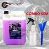 Combo Nano 5L Xà Bông Rửa Xe Bọt Tuyết Hương Dâu Nho, Bình Xịt 850ml, Phễu Tiện Dụng - Giá 160.000₫ 2