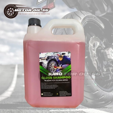 Combo Nano 5L Xà Bông Rửa Xe Bọt Tuyết Hương Dâu Nho, Bình Xịt 850ml, Phễu Tiện Dụng - Giá 160.000₫