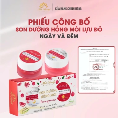 Combo Ngày Đêm Son Dưỡng Môi Thuần Chay 10g và Son Lựu Đỏ 6g Midi Beauty Natural - 155k 6
