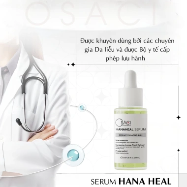 Combo Ngừa mụn & Thâm sẹo Osaci Hana Heal + Serum Luna Lush 20ml + Kem UmiSunBlock - 653.040₫ 7 Combo Ngừa mụn & Thâm sẹo Osaci Hana Heal + Serum Luna Lush 20ml + Kem UmiSunBlock - 653.040₫ 7