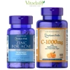 Combo Ngừa Mụn Zinc + Vitamin C Puritan's Pride - Giảm Mụn, Mờ Thâm, 449.000 VND 3