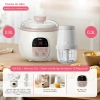 Combo Nồi Nấu Chậm Bear 0.8L + Máy Xay Ăn Dặm 0.3L - Giá 989.000đ cho bé 10