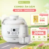 Combo Nồi Nấu Chậm Bear A08T8 0.8L - Máy Xay Ăn Dặm CH-5H02D24 0.3L - Giá chỉ 984.000 VND, tiết kiệm đa năng