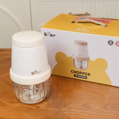 Combo Nồi Nấu Chậm Bear A08T8 0.8L - Máy Xay Ăn Dặm CH-5H02D24 0.3L - Giá chỉ 984.000 VND, tiết kiệm đa năng