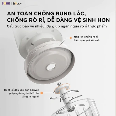 Combo Nồi Nấu Chậm Bear A08T8 0.8L - Máy Xay Ăn Dặm CH-5H02D24 0.3L - Giá chỉ 984.000 VND, tiết kiệm đa năng 8 Combo Nồi Nấu Chậm Bear A08T8 0.8L - Máy Xay Ăn Dặm CH-5H02D24 0.3L - Giá chỉ 984.000 VND, tiết kiệm đa năng 8