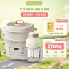 Combo Nồi Nấu Chậm BEAR NNC16 1.6L + Máy Xay Ăn Dặm Bear D02Q1 - Giá chỉ 1.499.000₫, tiết kiệm & tiện lợi
