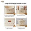 Combo Nồi Nấu Chậm Bear NNC16 1.6L + Máy Xay Ăn Dặm GR B03V8 0.3L 8 lưỡi dao - Giá ưu đãi 1,431,000₫ 5