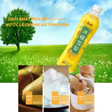 Combo Nước Ép Lê Đường Phèn Khang Sư Phụ 500ml 15 Chai/Thùng Giá chỉ 195.000₫ 5