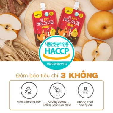 Combo nước hồng sâm Lusol hoa chuông đen cho bé 12 tháng, vị ngọt tự nhiên, thanh mát, chỉ 169.000đ 5 Combo nước hồng sâm Lusol hoa chuông đen cho bé 12 tháng, vị ngọt tự nhiên, thanh mát, chỉ 169.000đ 5