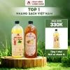 Combo Nước Lau Sàn Hữu Cơ Quế Sả Chanh An An 1.000ml - Thơm Lâu, Diệt Muỗi, An Toàn Trẻ Em, Giảm 35K Đến 185.000 VND