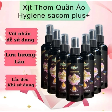 Combo Nước Xả Vải HyGienE Plus+ 100ml - Giữ Hương Thơm Lâu Trên Quần Áo, Vải, Chăn Mền
