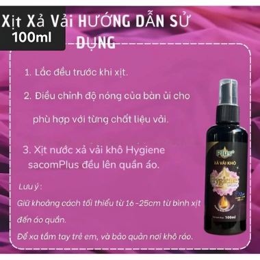 Combo Nước Xả Vải HyGienE Plus+ 100ml - Giữ Hương Thơm Lâu Trên Quần Áo, Vải, Chăn Mền