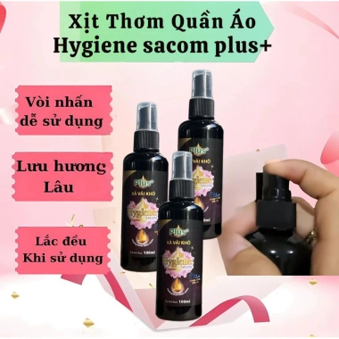 Combo Nước Xả Vải HyGienE Plus+ 100ml - Giữ Hương Thơm Lâu Trên Quần Áo, Vải, Chăn Mền