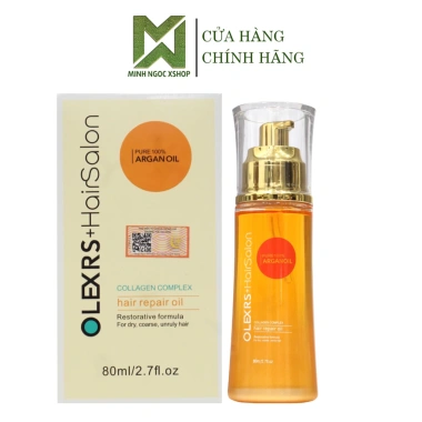 Combo Olexrs Hair Salon Collagen 80-500-960ml: Dầu gội xả, kem ủ, dầu dưỡng phục hồi chống rụng - Giá chỉ 175.000₫