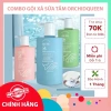 Combo ORCHIDQUEEN 500ml: Dầu gội sữa tắm dầu xả nước hoa muối biển - Loại bỏ gàu, hương thơm lâu dài cho phái nữ, chỉ 110k