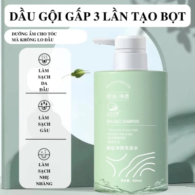 Combo ORCHIDQUEEN 500ml: Dầu gội sữa tắm dầu xả nước hoa muối biển - Loại bỏ gàu, hương thơm lâu dài cho phái nữ, chỉ 110k