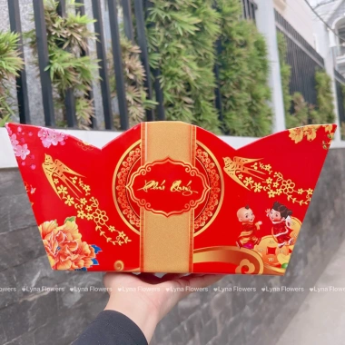 Combo Phụ Kiện Khay Thuyền Giấy & Nhựa - Giỏ Quà Tết, Phom Cứng, Giá 32.900₫ 10