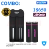Combo Pin Sạc 18.650 Beston 3.300mAh 2.600mAh kèm sạc đa năng M7.001 sạc nhanh tự ngắt 80.000 VND 10