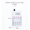 Combo Pin sạc AA AAA Doublepow chính hãng - Giá 43.000, tiết kiệm năng lượng 6