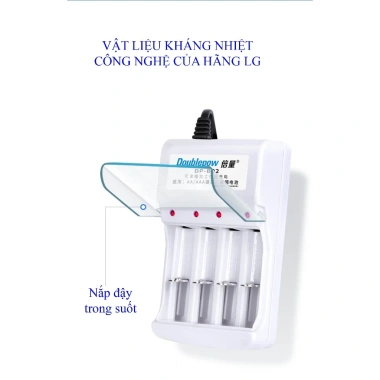 Combo Pin sạc AA AAA Doublepow chính hãng - Giá 43.000, tiết kiệm năng lượng
