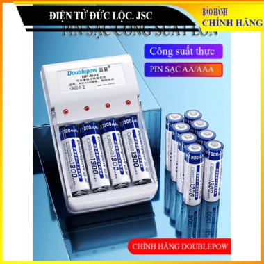 Combo Pin sạc AA AAA Doublepow chính hãng - Giá chỉ 42.000₫, tiết kiệm và đa năng