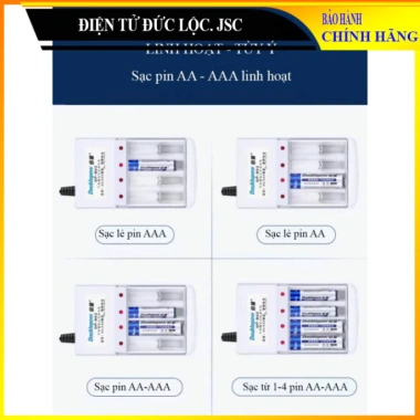 Combo Pin sạc AA AAA Doublepow chính hãng - Giá chỉ 42.000₫, tiết kiệm và đa năng 5