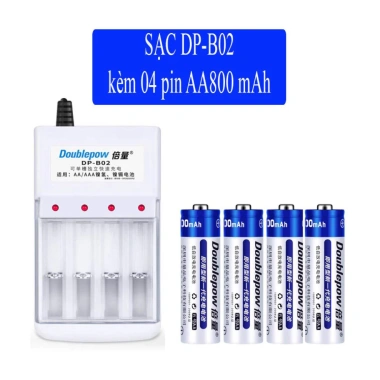 Combo Pin sạc AA AAA Doublepow chính hãng - Giá chỉ 42.000₫, tiết kiệm và đa năng 10