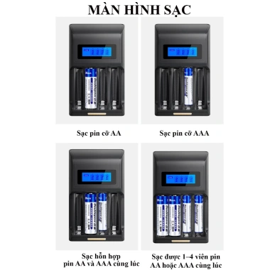 Combo Pin Sạc AA/AAA 1.2V + Sạc UKL575B Trắng + Hộp Đựng Doublepow - Giá 80.000đ, Mic Không Dây, Máy Ảnh 2 Combo Pin Sạc AA/AAA 1.2V + Sạc UKL575B Trắng + Hộp Đựng Doublepow - Giá 80.000đ, Mic Không Dây, Máy Ảnh 2