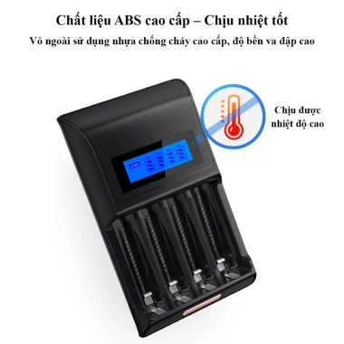 Combo Pin Sạc AA/AAA 1.2V + Sạc UKL575B Trắng + Hộp Đựng Doublepow - Giá 80.000đ, Mic Không Dây, Máy Ảnh