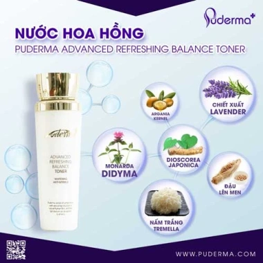 Combo Puderma da khô, da bong tróc – sữa rửa mặt, toner, sữa dưỡng phục hồi ẩm 4 Combo Puderma da khô, da bong tróc – sữa rửa mặt, toner, sữa dưỡng phục hồi ẩm 4