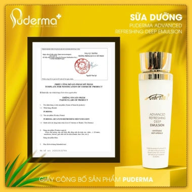 Combo Puderma da khô, da bong tróc – sữa rửa mặt, toner, sữa dưỡng phục hồi ẩm