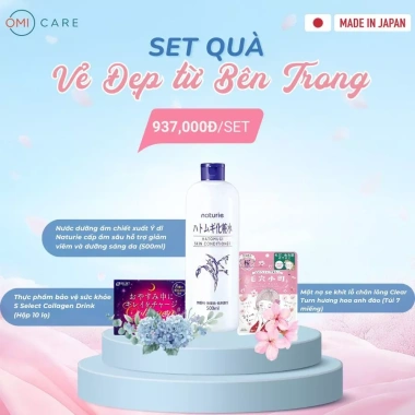 Combo Quà Tặng 8/3 Bừng Sáng Tự Tin - Set Dưỡng Da Chuẩn Nhật, Phái Đẹp, 177.6k