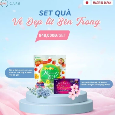 Combo Quà Tặng 8/3 Bừng Sáng Tự Tin - Set Dưỡng Da Chuẩn Nhật, Phái Đẹp, 177.6k