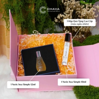 Combo Quà Tặng Nữ Tinh Dầu Lăn - CHAVA Simple 12ml và 5 Lọ Mini 10ml Giá 481.000 VND