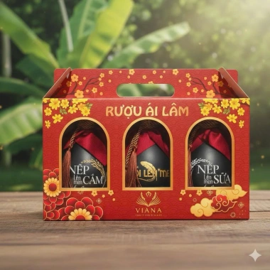 Combo Quà Tết Ái Lâm ủ 6 tháng - Rượu đặc biệt, giảm còn 210.000đ