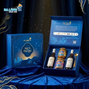 Combo Quà Tết Hải Vị Phú Quý Ba Làng TH - Nước Mắm Cao Đạm 41N 500ml, Mắm Tôm 350g, Mắm Tép 350g - Giá ưu đãi 650.000₫ 3 Combo Quà Tết Hải Vị Phú Quý Ba Làng TH - Nước Mắm Cao Đạm 41N 500ml, Mắm Tôm 350g, Mắm Tép 350g - Giá ưu đãi 650.000₫ 3