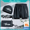 Combo quần bơi nam 2 lớp đẹp kèm kính, mũ, bịt tai, kẹp mũi + túi đựng - Giá chỉ 350.000 VND