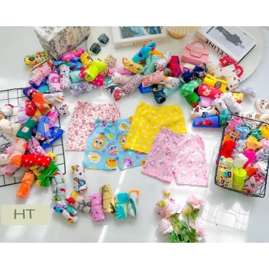 Combo quần đùi bé gái 7-16kg chất bozip màu ngẫu nhiên – Giá ưu đãi 79.000đ 2
