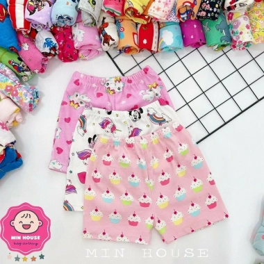 Combo quần đùi bé gái 7-16kg chất bozip màu ngẫu nhiên – Giá ưu đãi 79.000đ 4