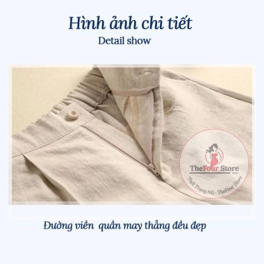 Combo quần đùi kaki nữ ống rộng mùa hè siêu mát 79.000đ Thanh Tâm Boutique 2
