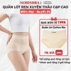 Combo quần lót ren nữ AMYBRA: quần chip cạp cao ôm, ren mỏng co dãn họa tiết hoa
